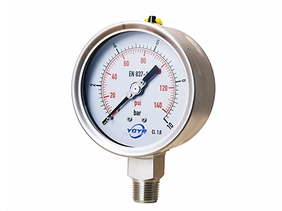 All Stainless Steel Pressure Gauge