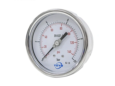 All Stainless Steel Pressure Gauge