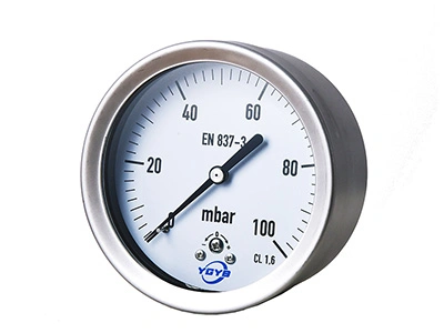 Low Pressure Capsule Gauge (Back Connection)
