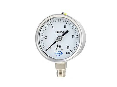 Safety Pattern Pressure Gauge